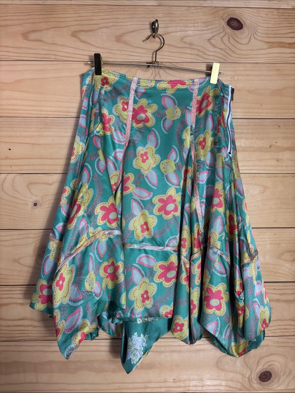 Biya Johnny Was vintage handkerchief skirt size S